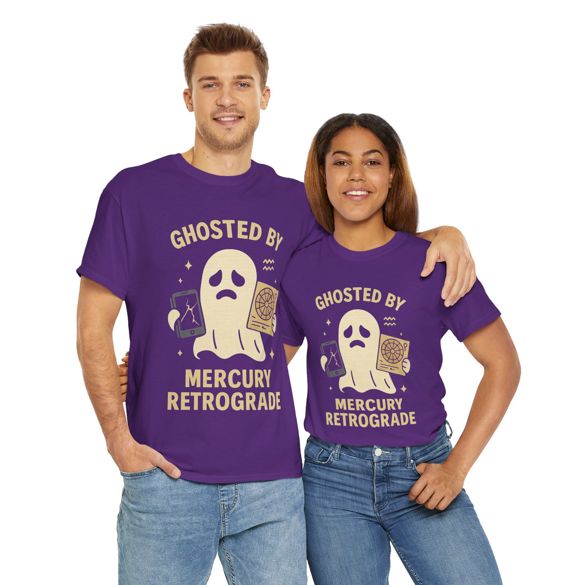 Ghosted by Mercury Retrograde- Astrological Humor Tee