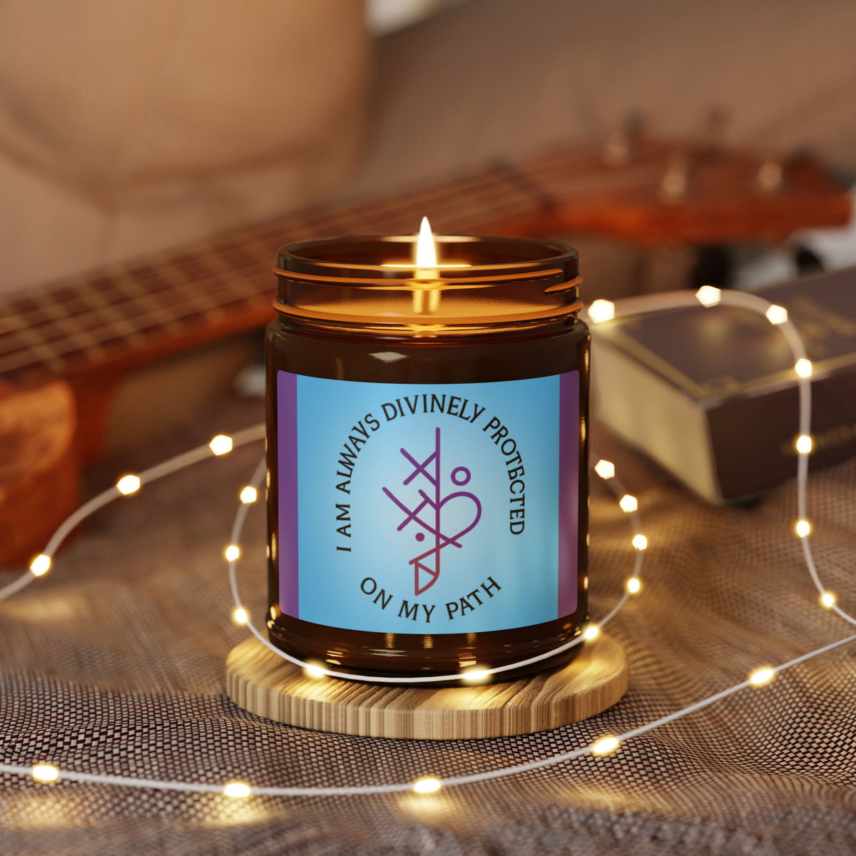 Celestial Shield- Sage Lavender Protection Candle