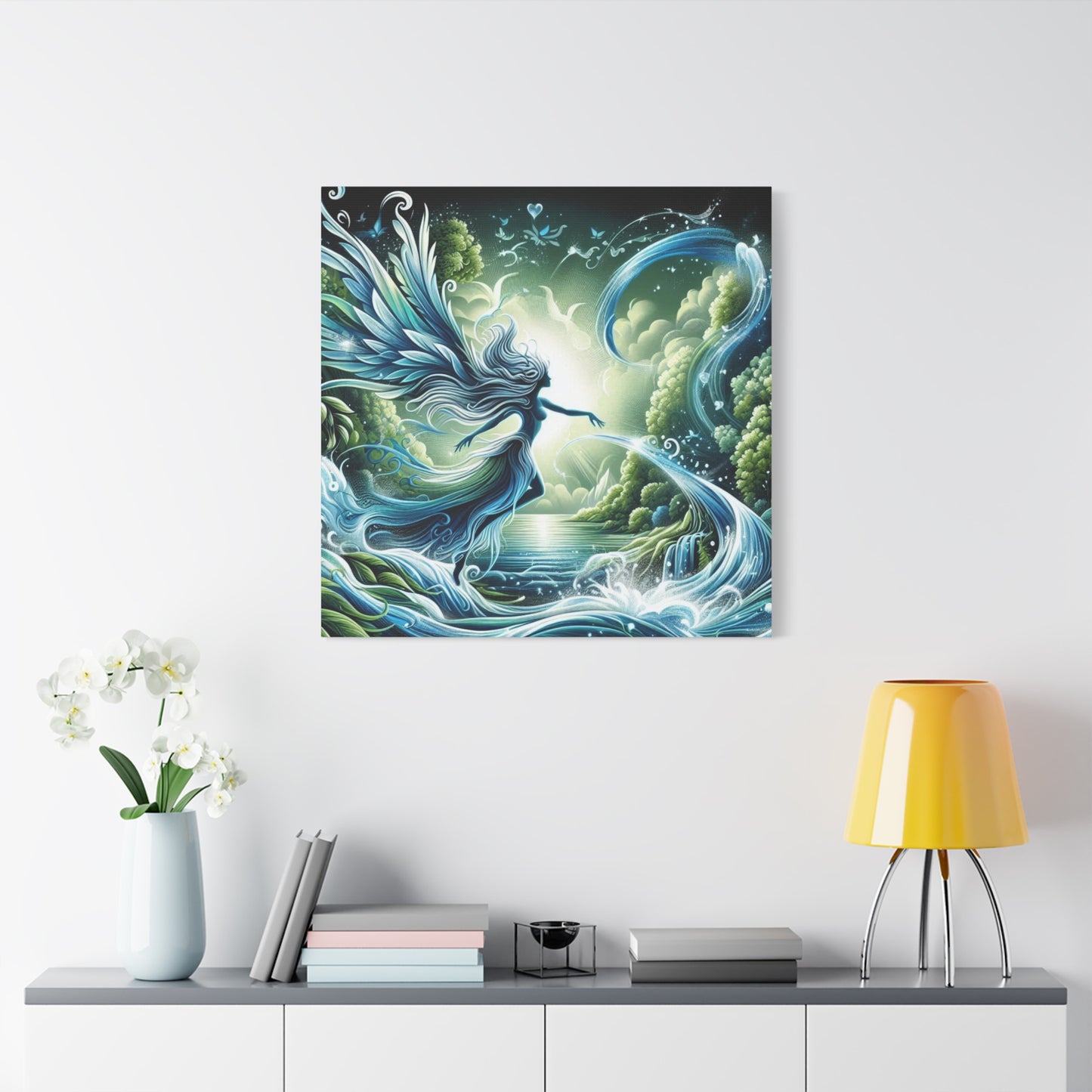 Flow Like Water Custom Canvas Print