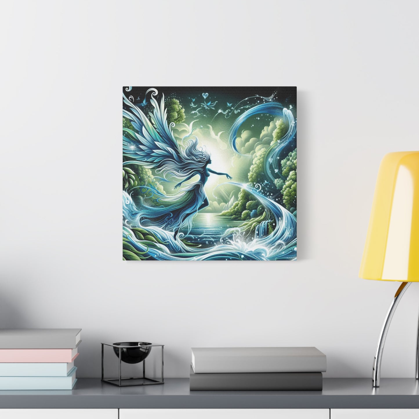 Flow Like Water Custom Canvas Print