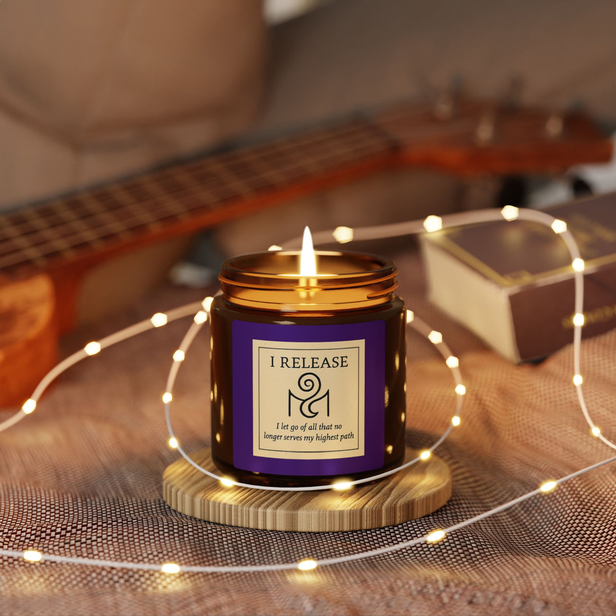 I RELEASE – Cinnamon Vanilla Ritual Candle