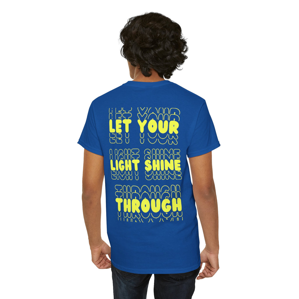 Let Your Light Shine Through – Cosmic Empowerment Tee for Soul Expression & Spiritual Radiance