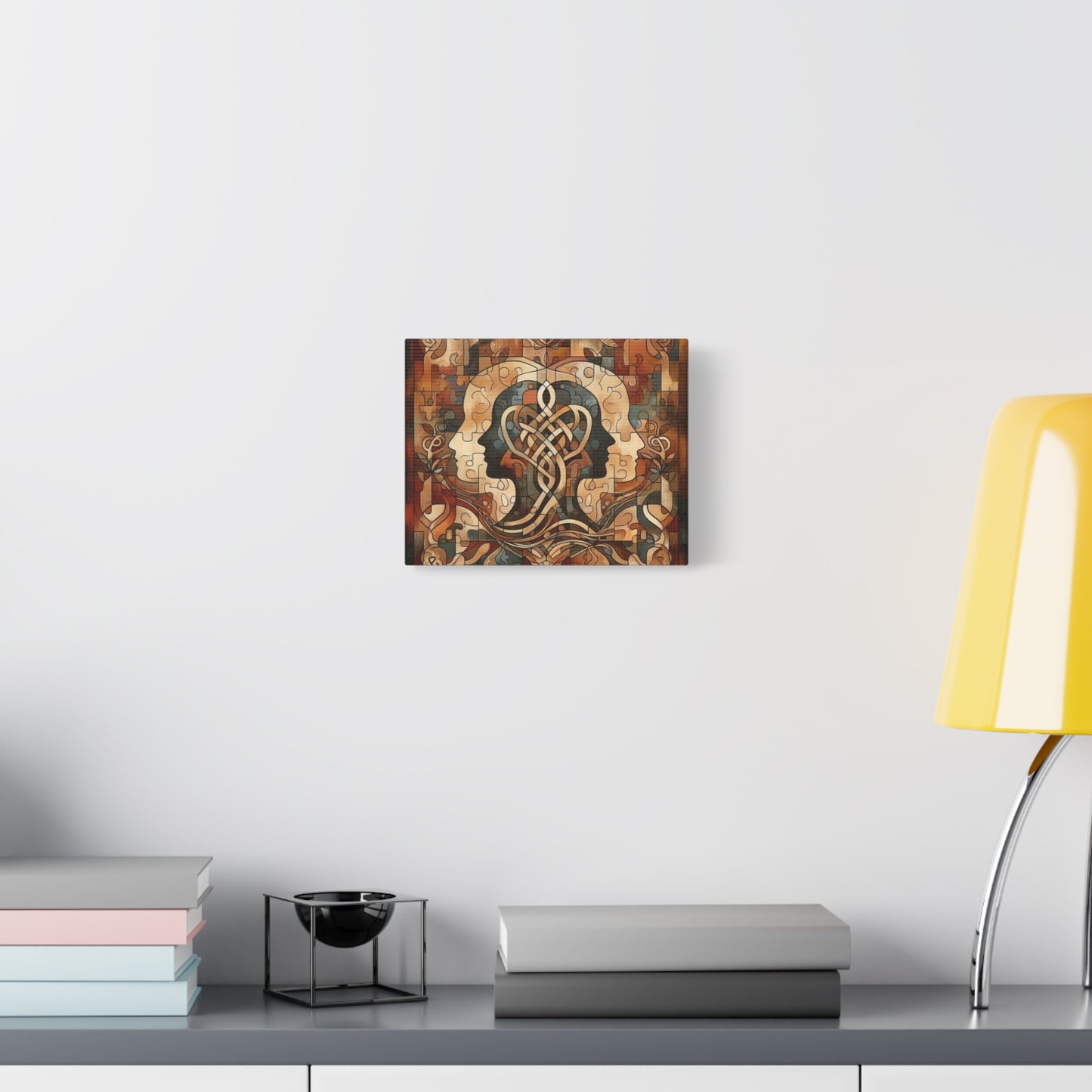 Mirror of Self Knowing Custom Canvas Print