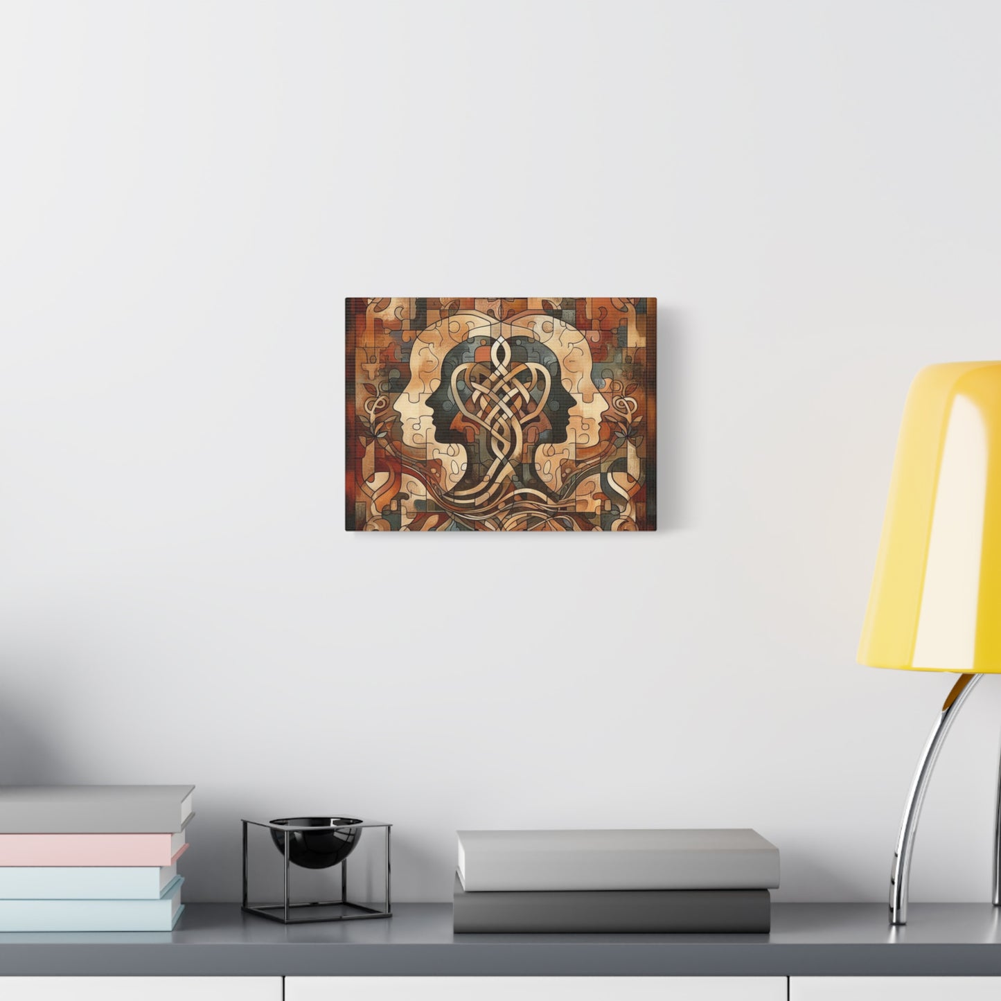 Mirror of Self Knowing Custom Canvas Print