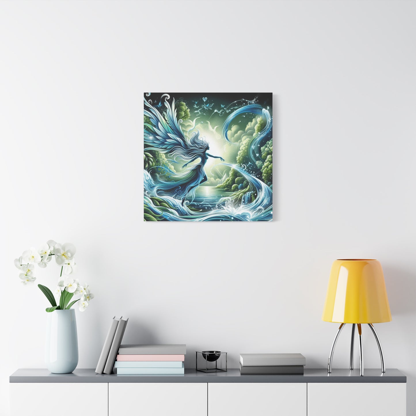 Flow Like Water Custom Canvas Print