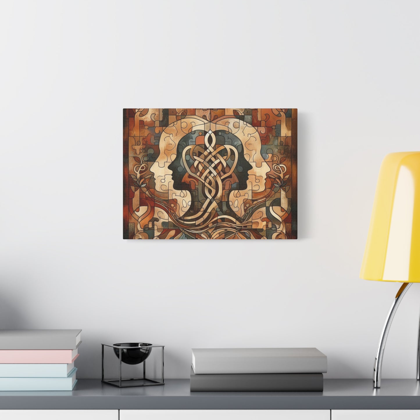 Mirror of Self Knowing Custom Canvas Print