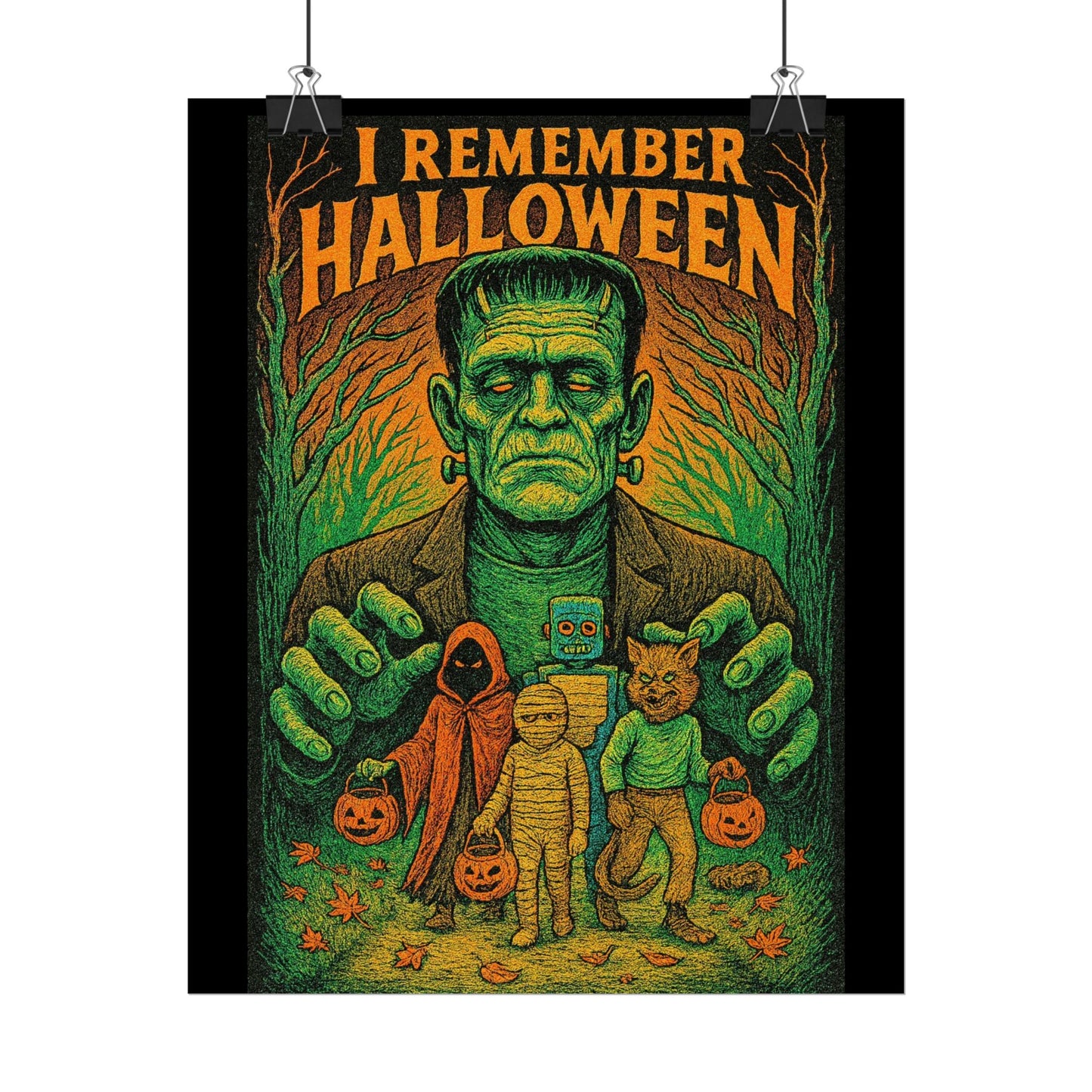 I Remember Halloween- Nostalgic Art Poster