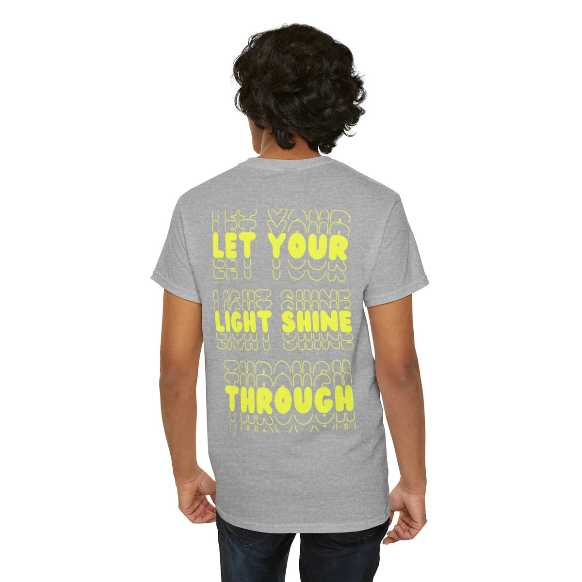 Let Your Light Shine Through – Cosmic Empowerment Tee for Soul Expression & Spiritual Radiance