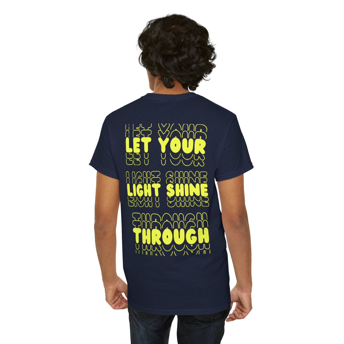 Let Your Light Shine Through – Cosmic Empowerment Tee for Soul Expression & Spiritual Radiance