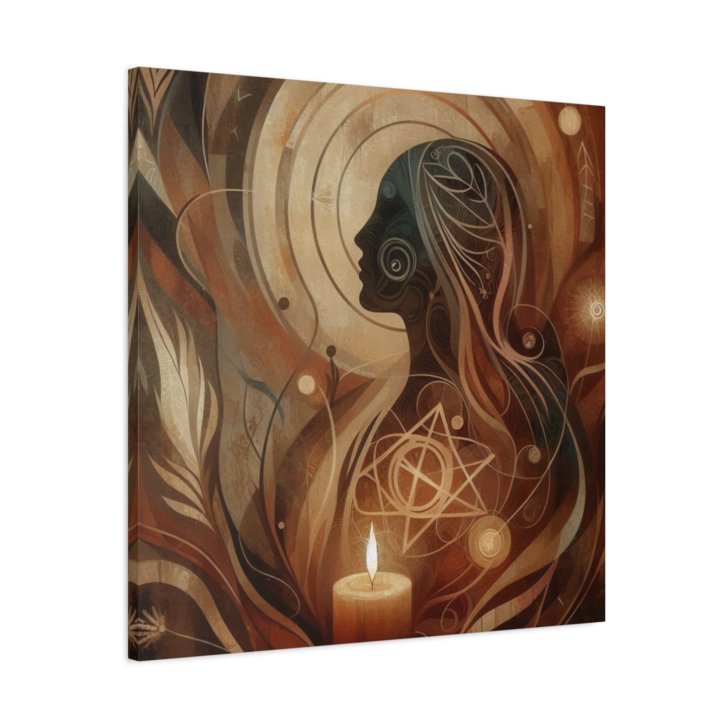 Earthly Woman Custom Canvas Print
