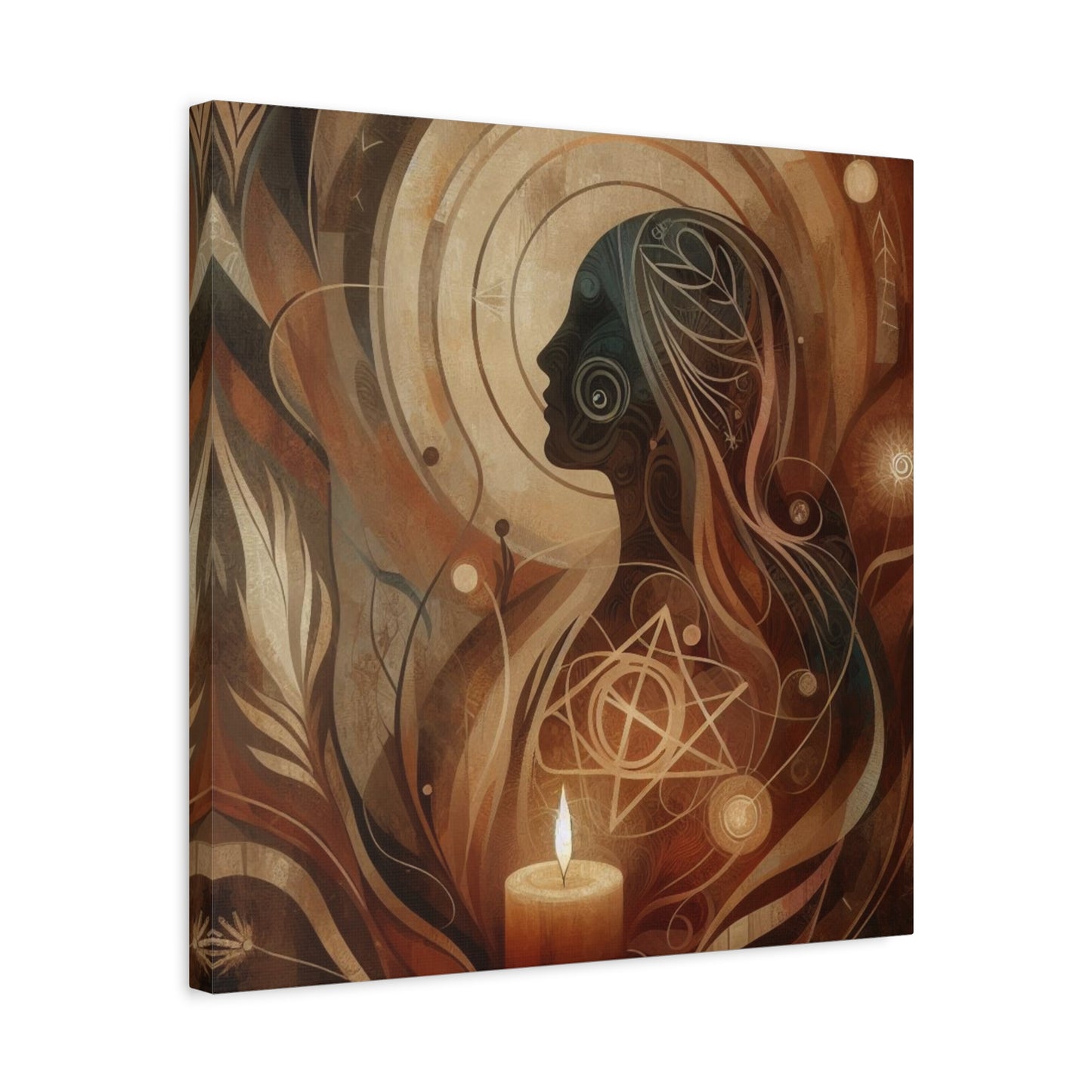 Earthly Woman Custom Canvas Print