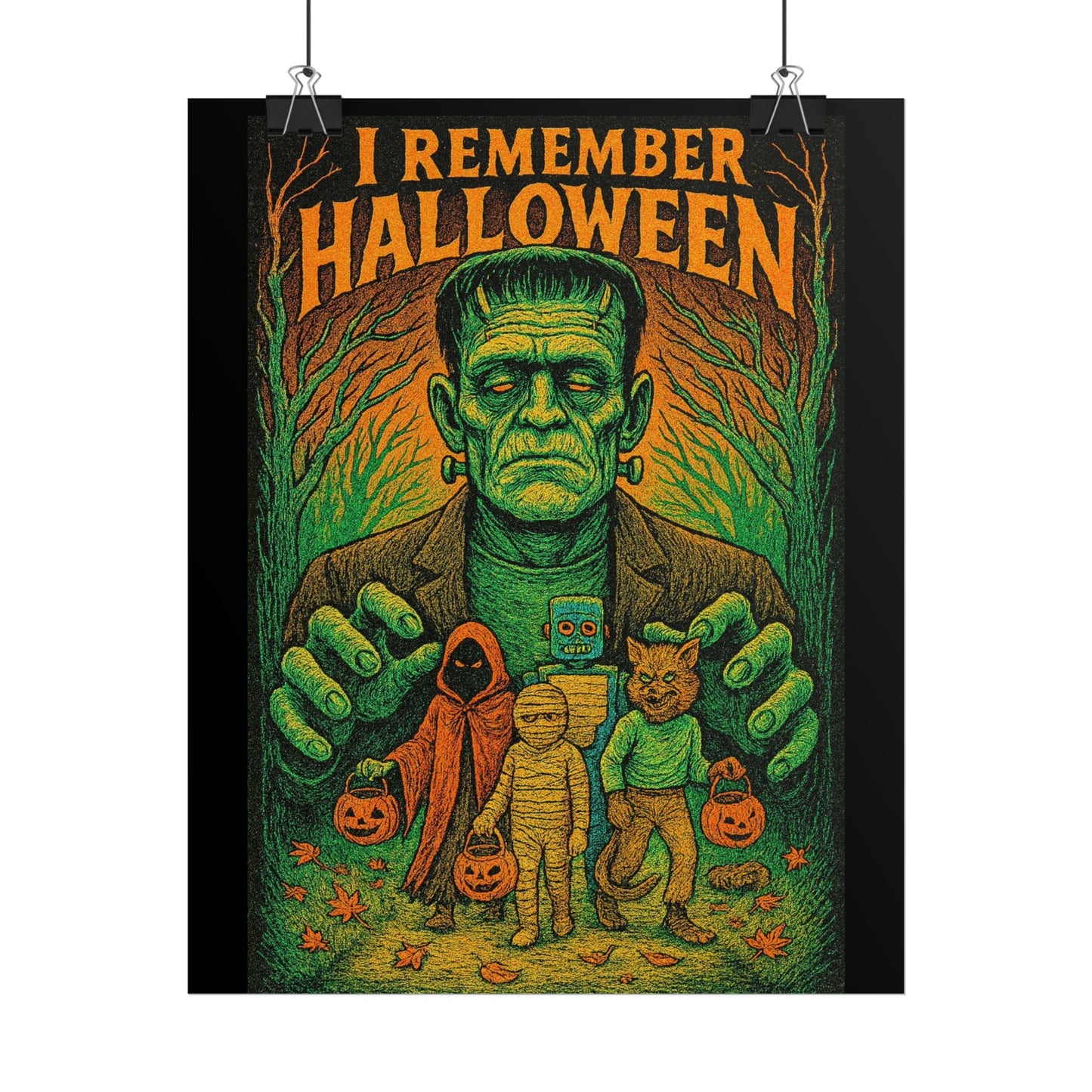 I Remember Halloween- Nostalgic Art Poster