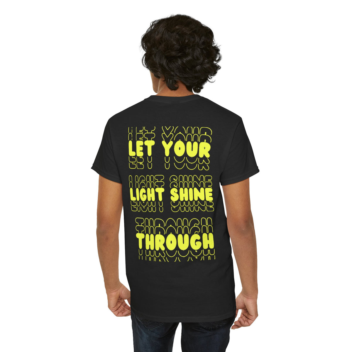 Let Your Light Shine Through – Cosmic Empowerment Tee for Soul Expression & Spiritual Radiance