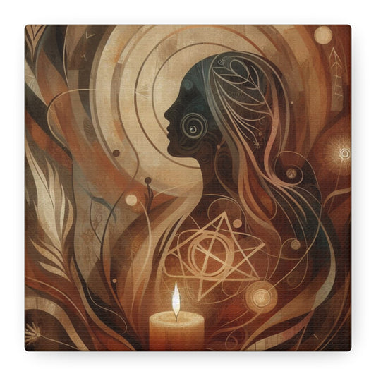 Earthly Woman Custom Canvas Print