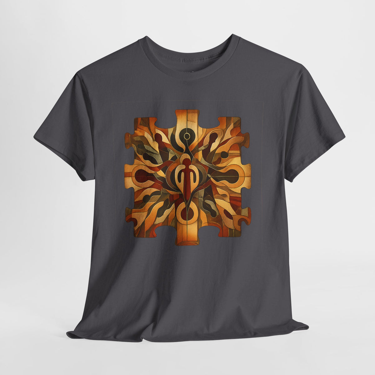 We Are All One Puzzle Tee with Custom Unity Sigil Mandala