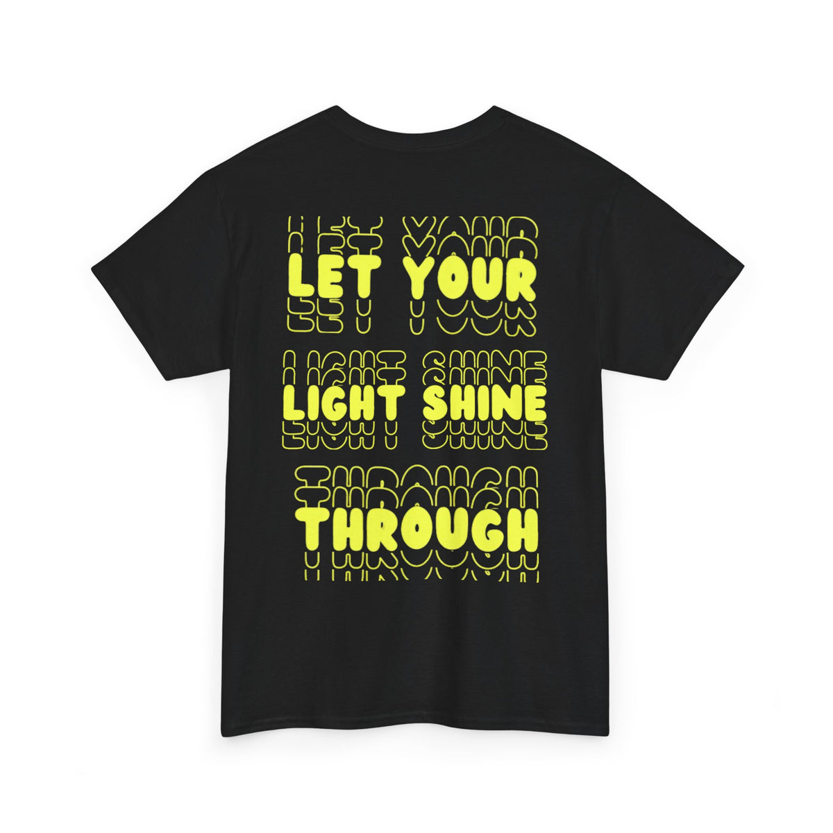 Let Your Light Shine Through – Cosmic Empowerment Tee for Soul Expression & Spiritual Radiance