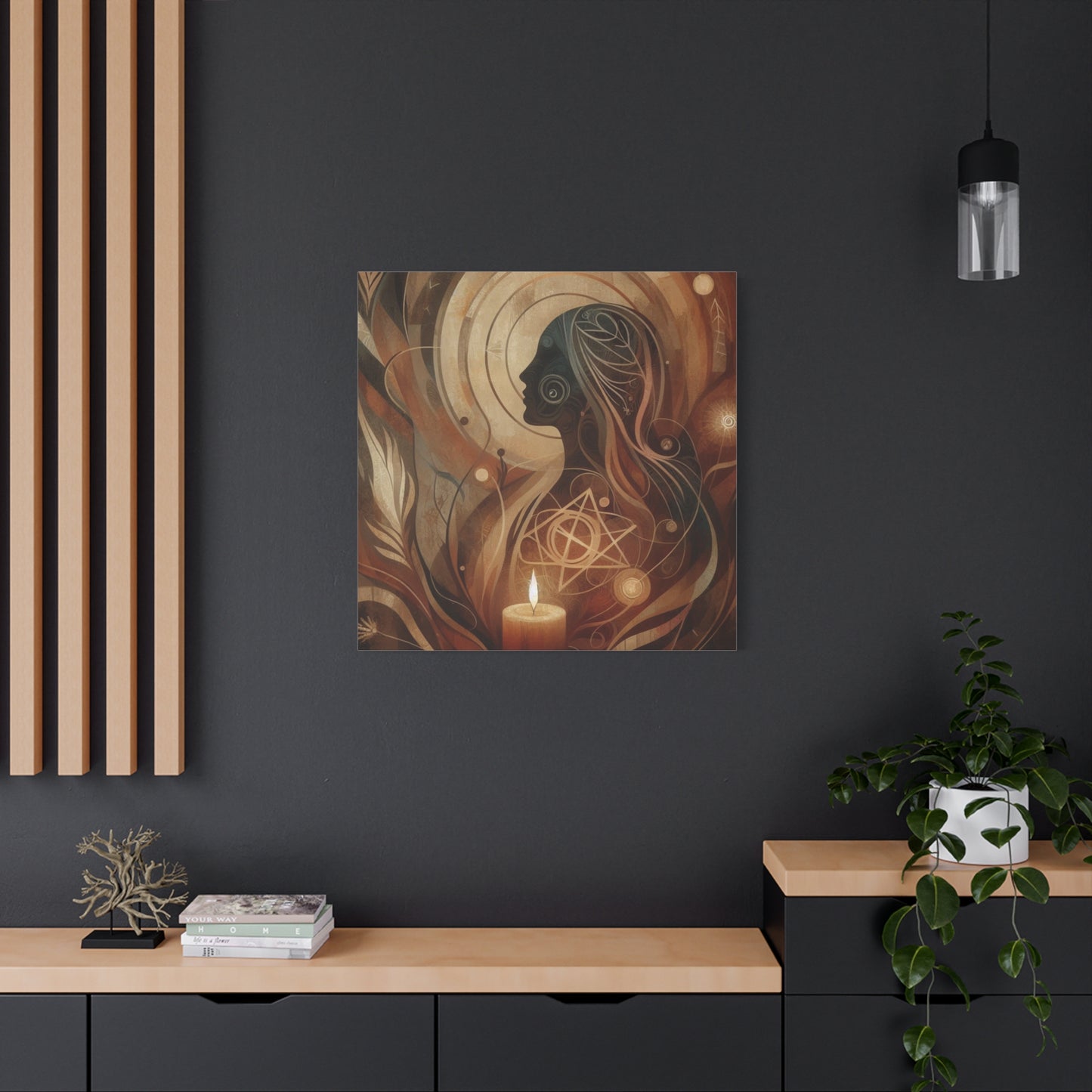 Earthly Woman Custom Canvas Print