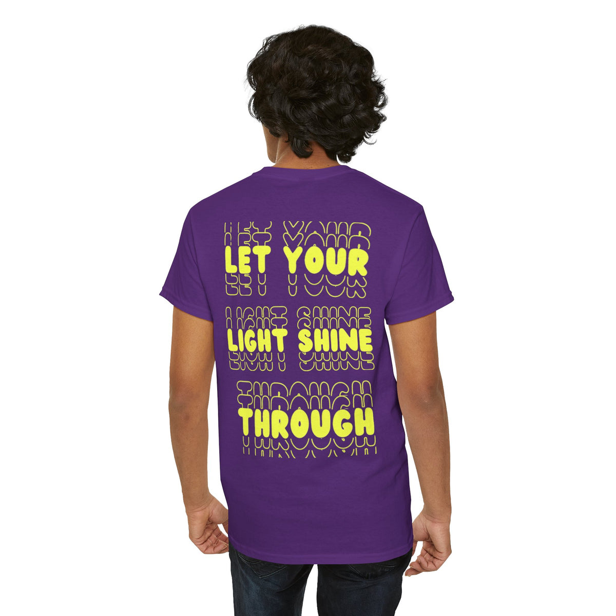 Let Your Light Shine Through – Cosmic Empowerment Tee for Soul Expression & Spiritual Radiance