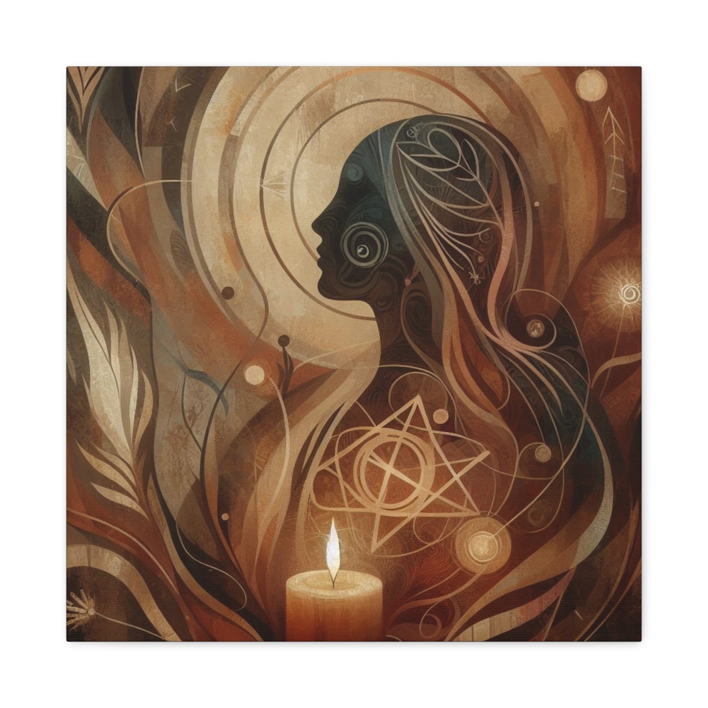 Earthly Woman Custom Canvas Print