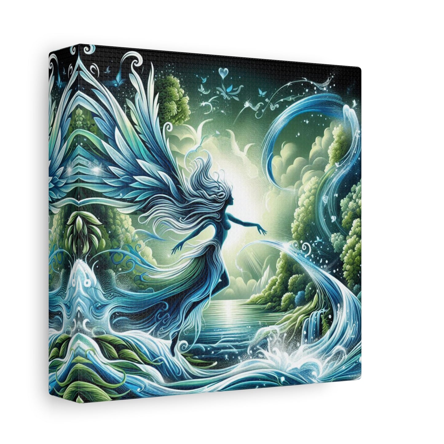 Flow Like Water Custom Canvas Print