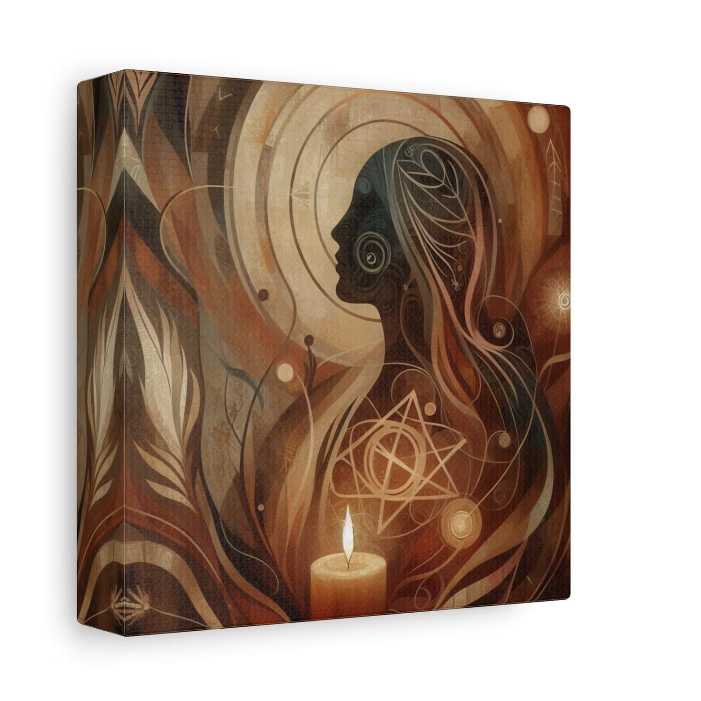 Earthly Woman Custom Canvas Print