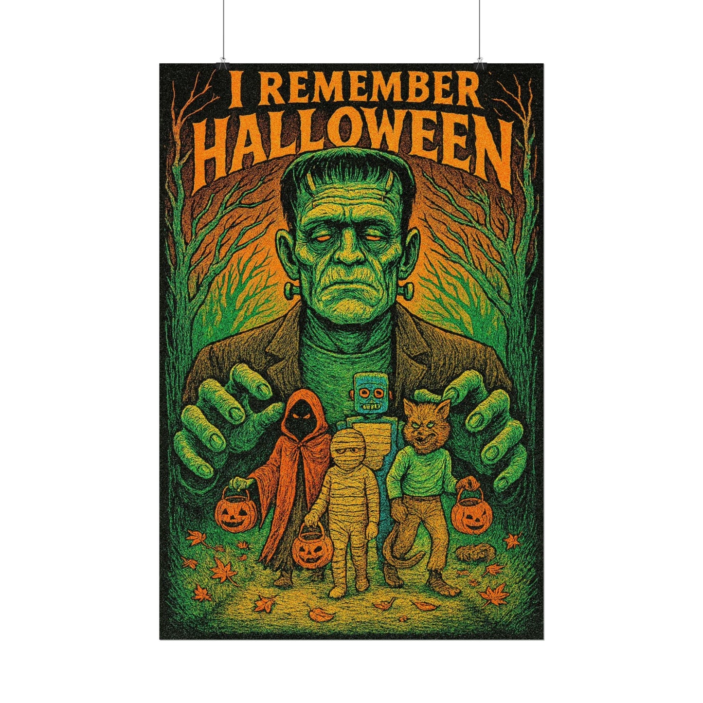 I Remember Halloween- Nostalgic Art Poster