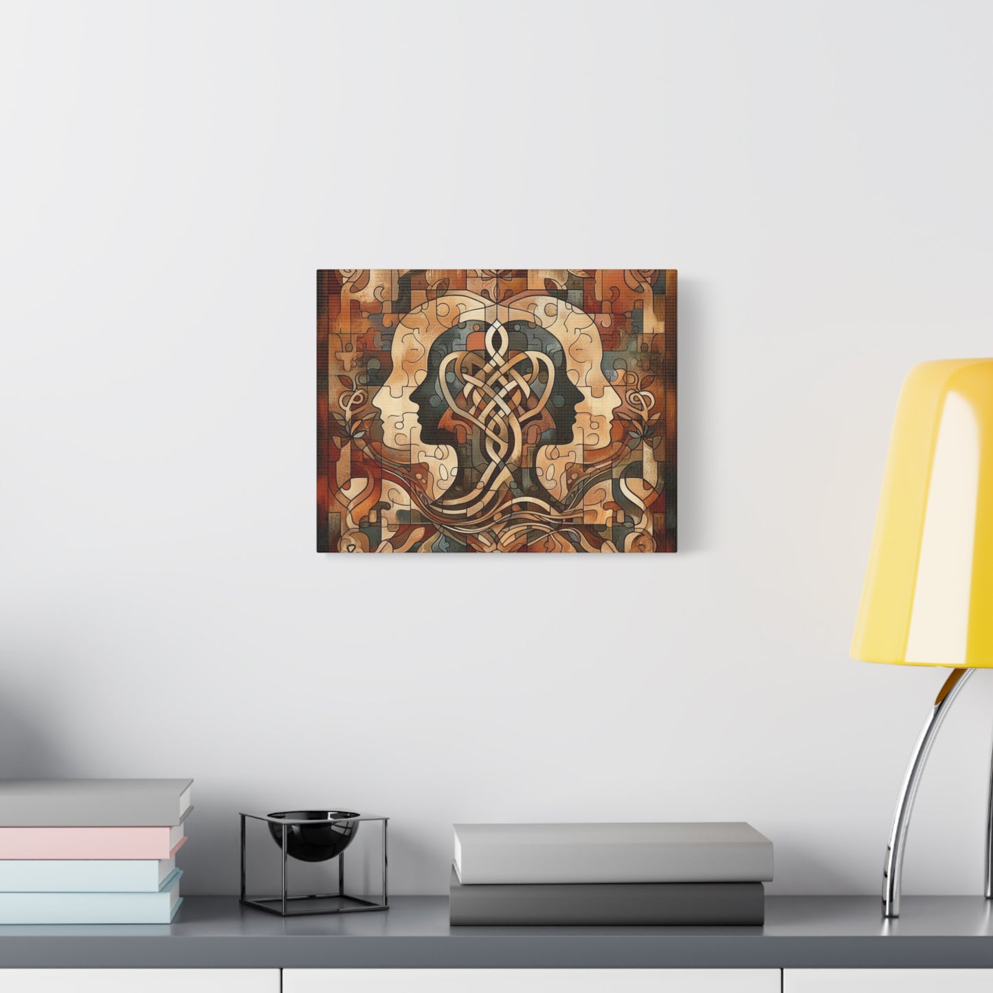 Mirror of Self Knowing Custom Canvas Print