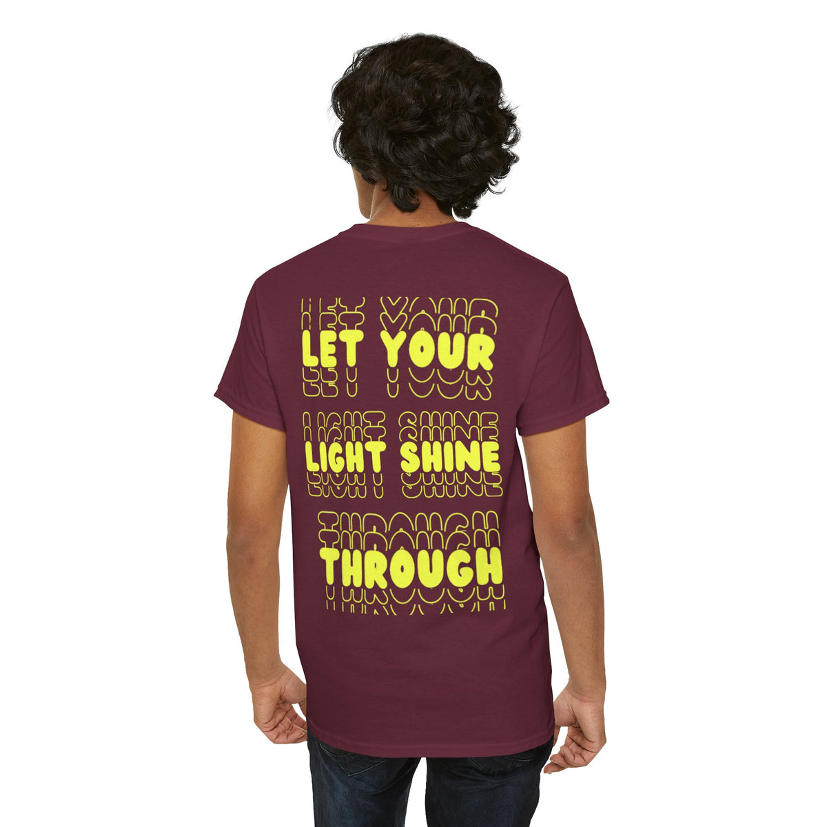 Let Your Light Shine Through – Cosmic Empowerment Tee for Soul Expression & Spiritual Radiance