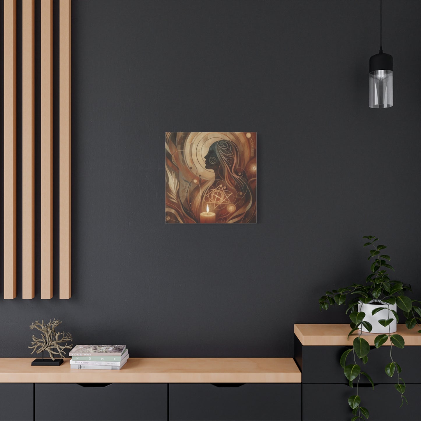 Earthly Woman Custom Canvas Print