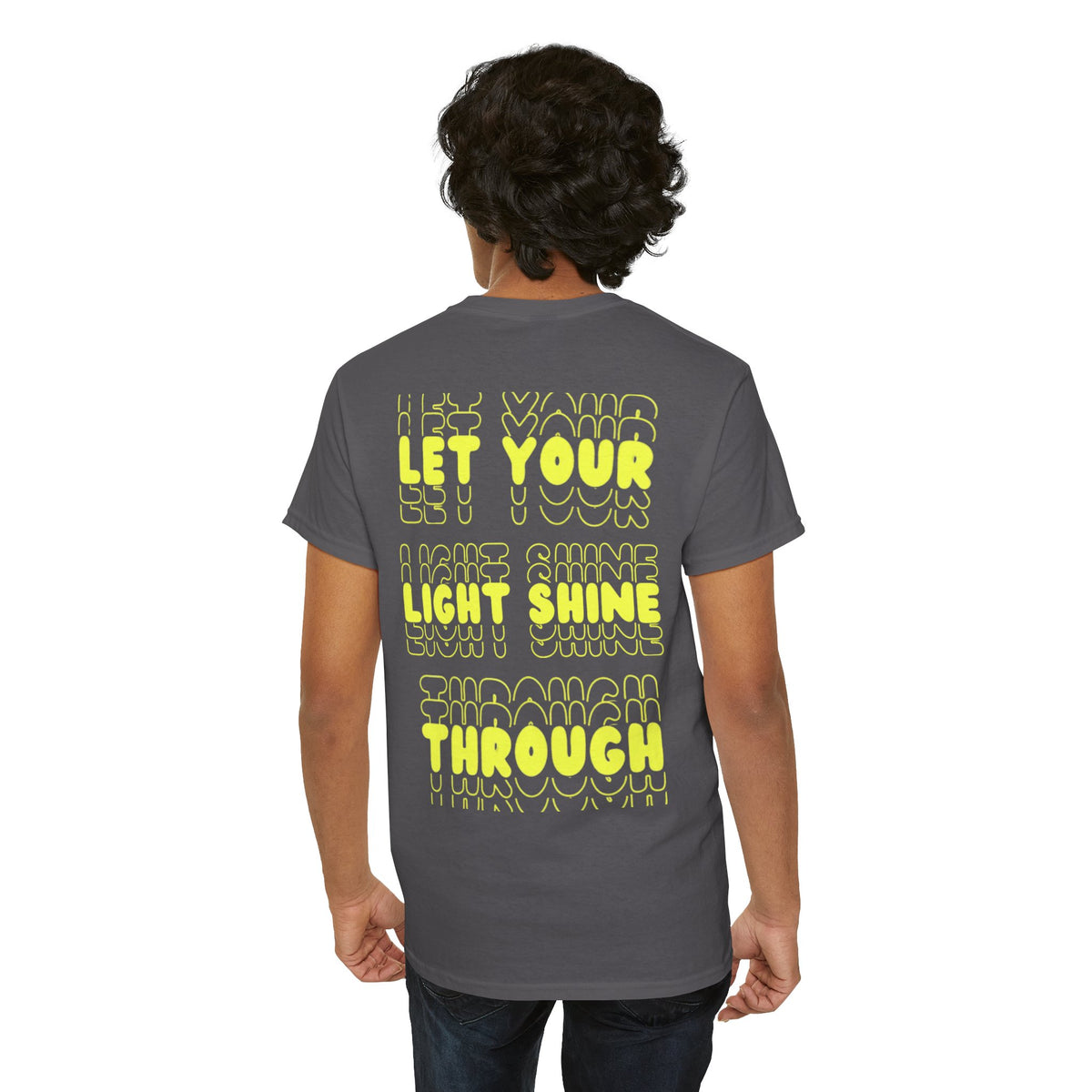 Let Your Light Shine Through – Cosmic Empowerment Tee for Soul Expression & Spiritual Radiance
