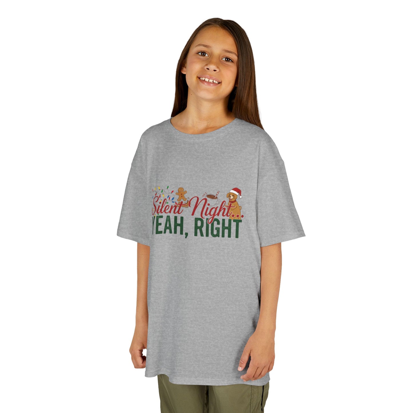 "Silent Night? Yeah, Right" - Funny Christmas Kids Tee