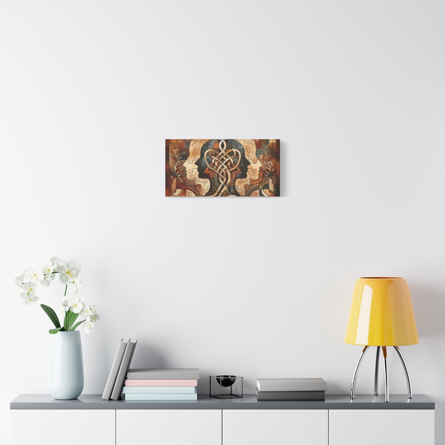 Mirror of Self Knowing Custom Canvas Print