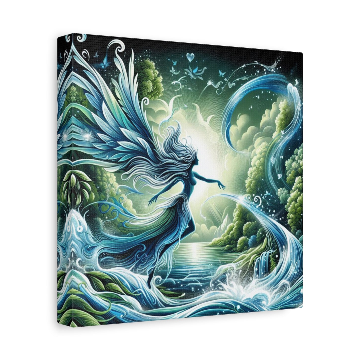 Flow Like Water Custom Canvas Print