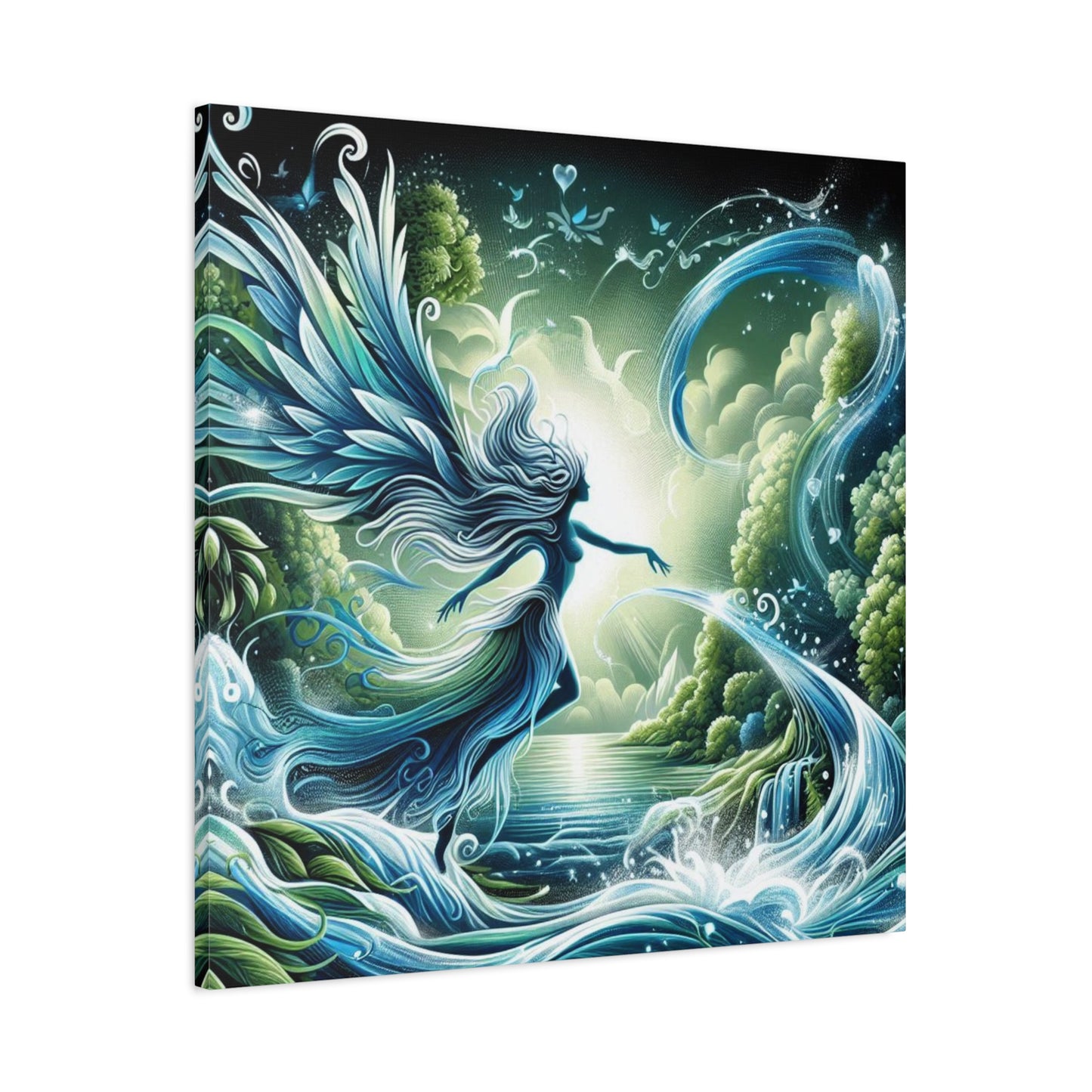 Flow Like Water Custom Canvas Print