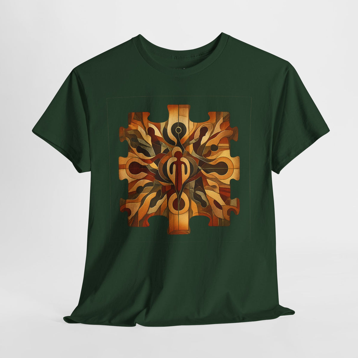 We Are All One Puzzle Tee with Custom Unity Sigil Mandala