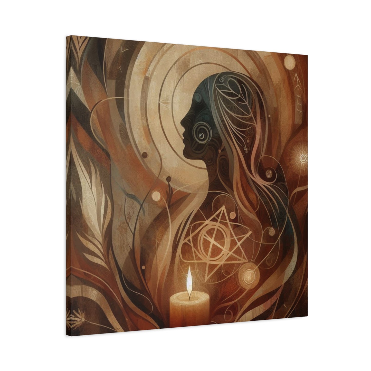 Earthly Woman Custom Canvas Print