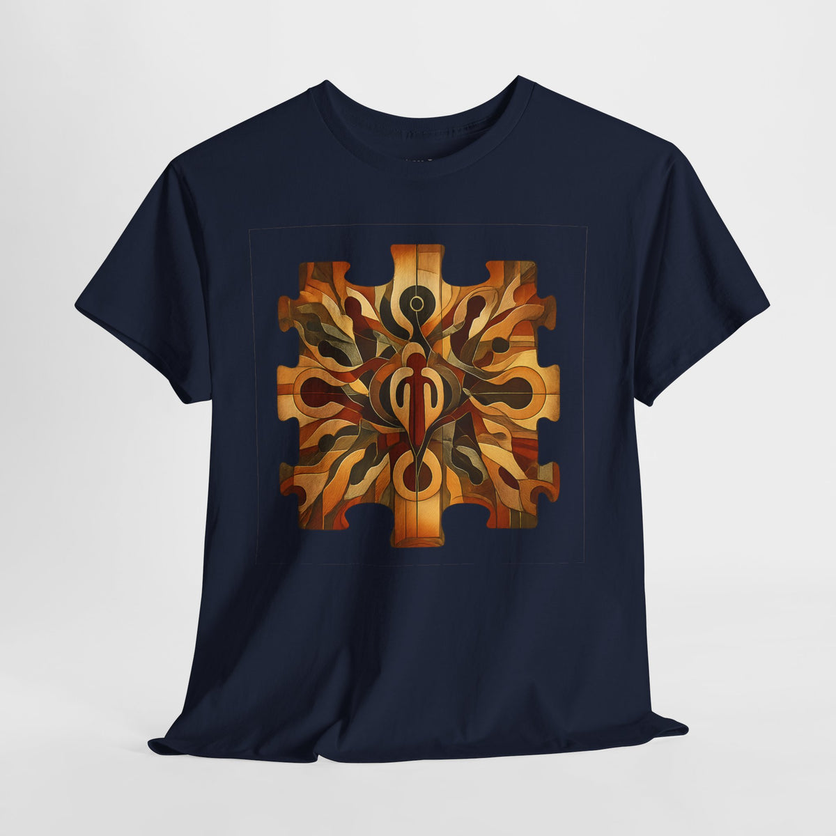 We Are All One Puzzle Tee with Custom Unity Sigil Mandala