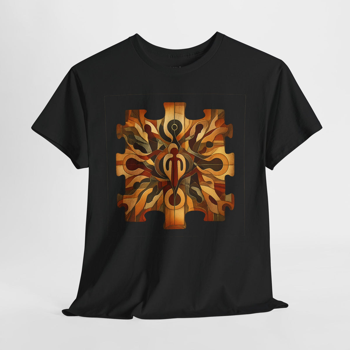 We Are All One Puzzle Tee with Custom Unity Sigil Mandala