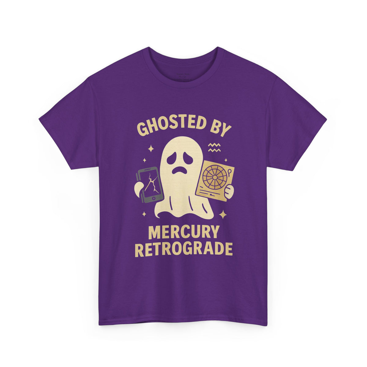 Ghosted by Mercury Retrograde- Astrological Humor Tee
