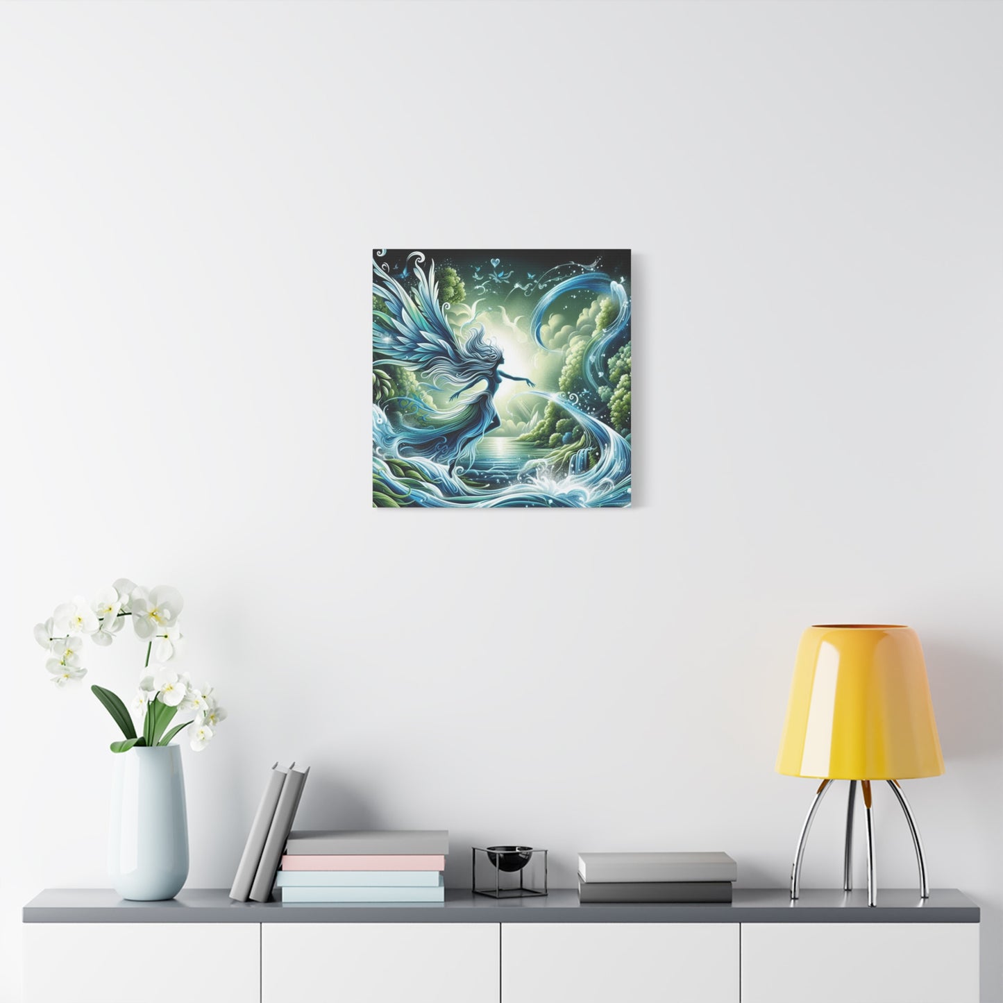 Flow Like Water Custom Canvas Print