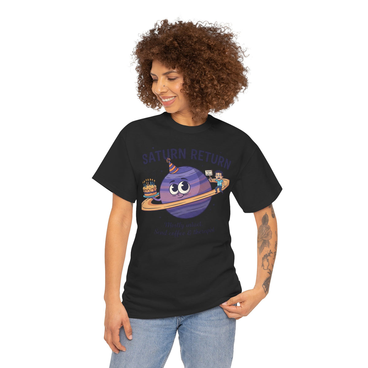 My First Saturn Return Funny Birthday T‑Shirt — “Master of My Own Orbit” Birthday Tee