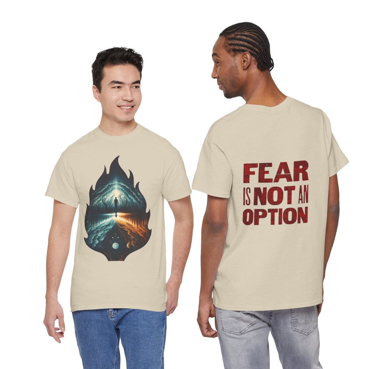 Fear is Not an Option- Energetic Statement Tee