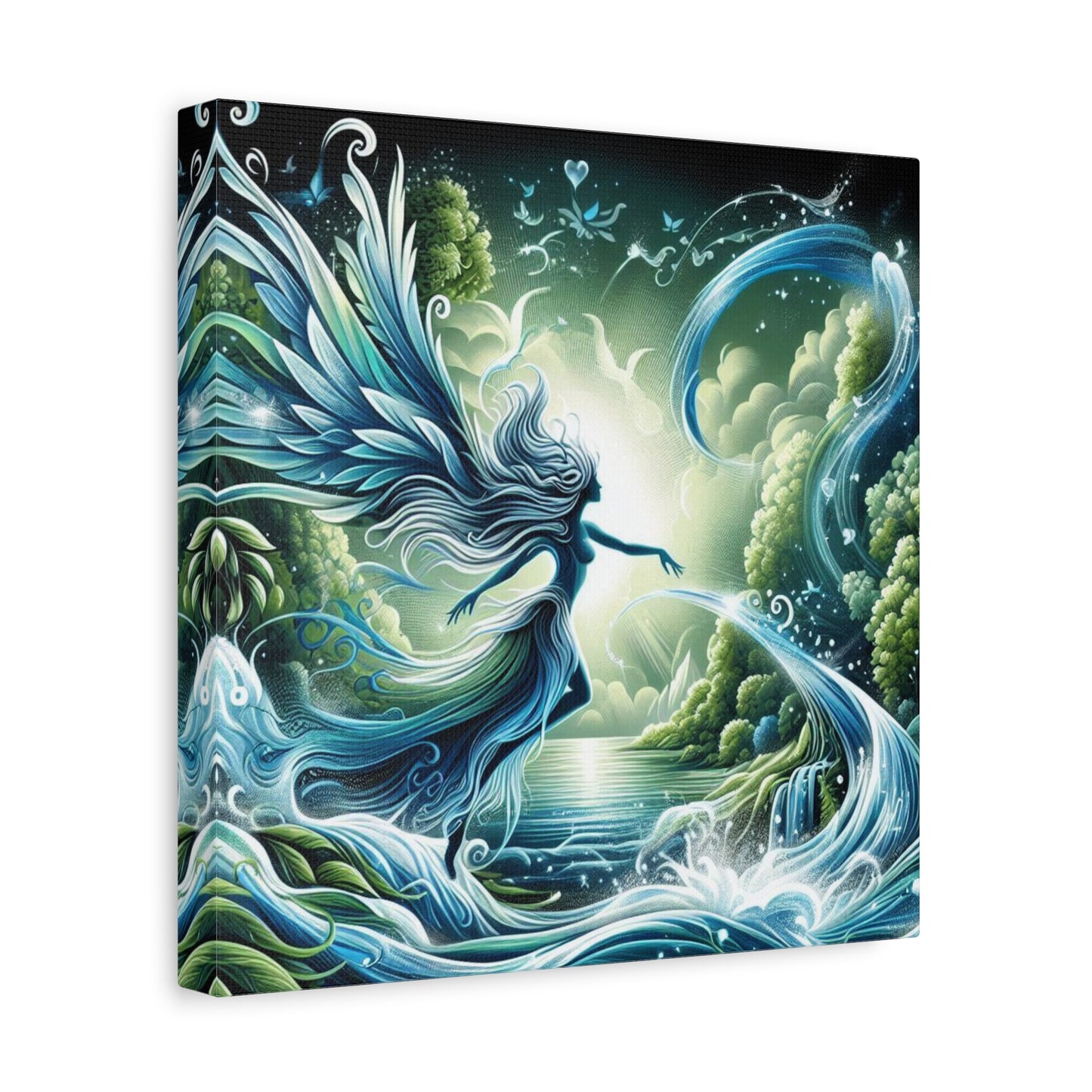 Flow Like Water Custom Canvas Print