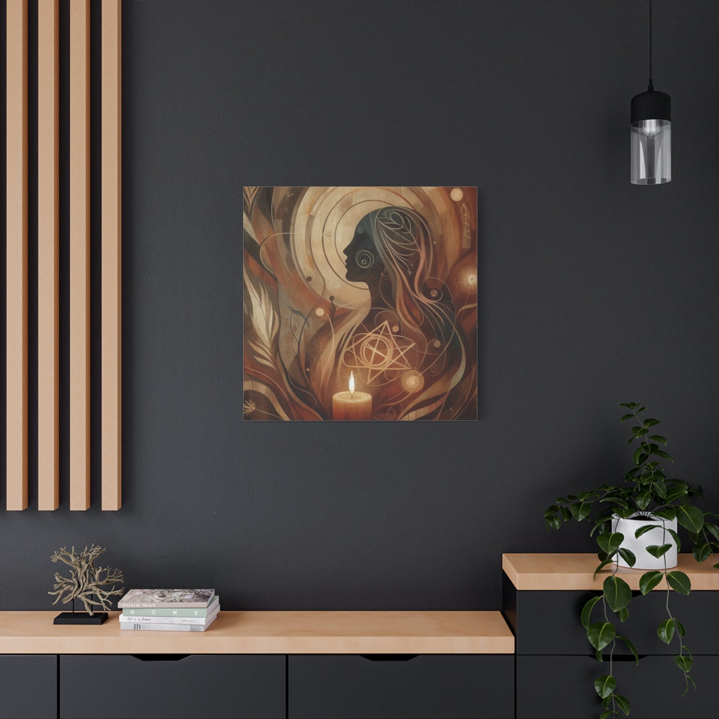 Earthly Woman Custom Canvas Print