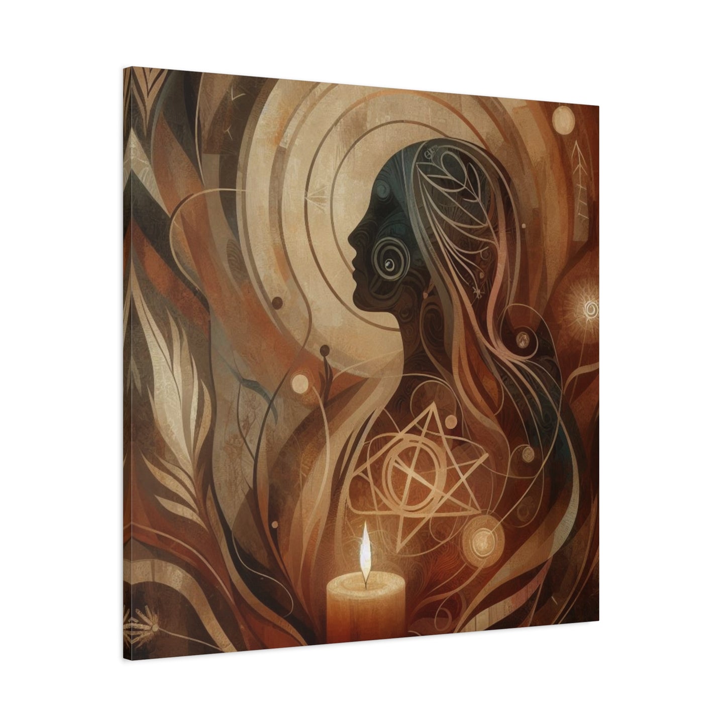 Earthly Woman Custom Canvas Print