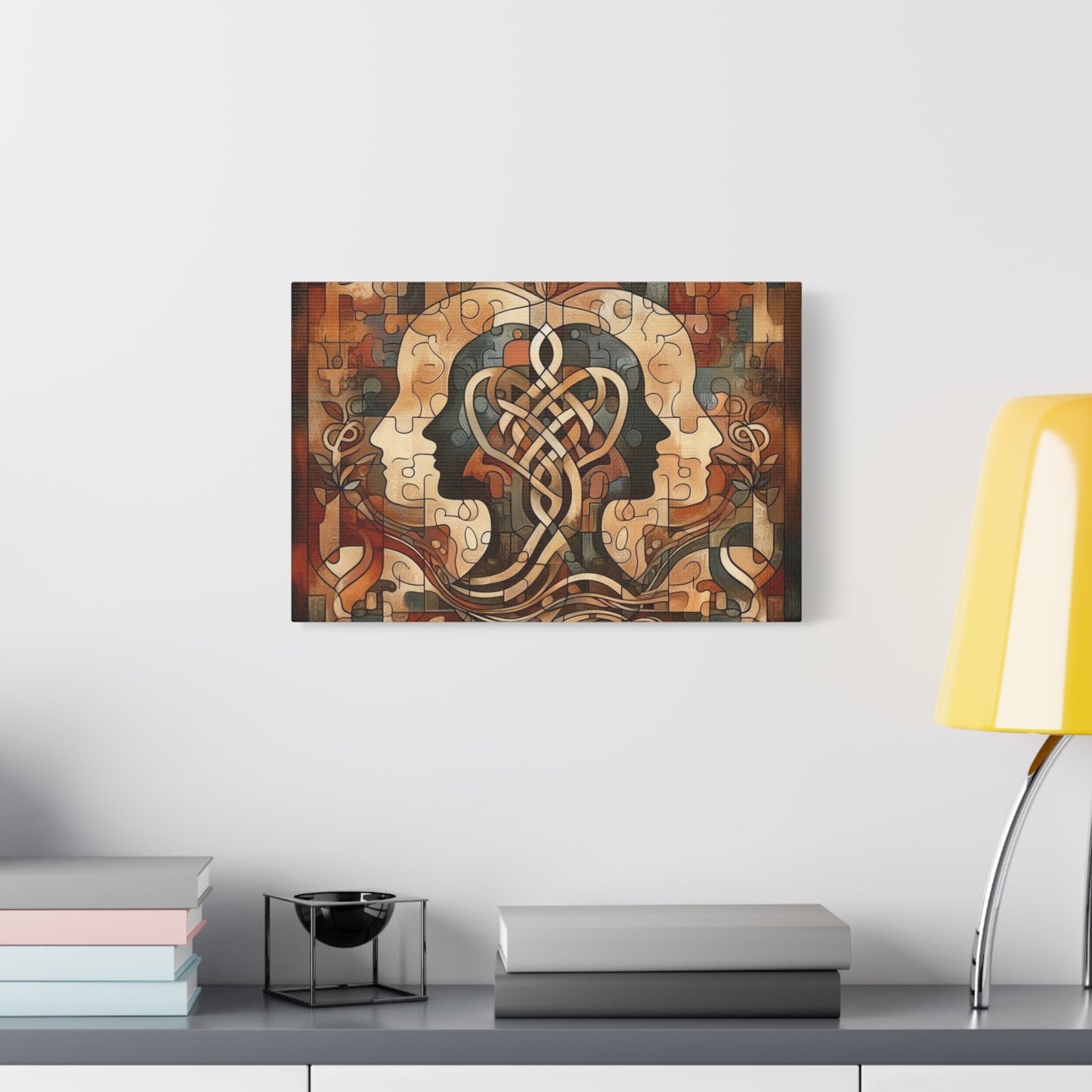 Mirror of Self Knowing Custom Canvas Print