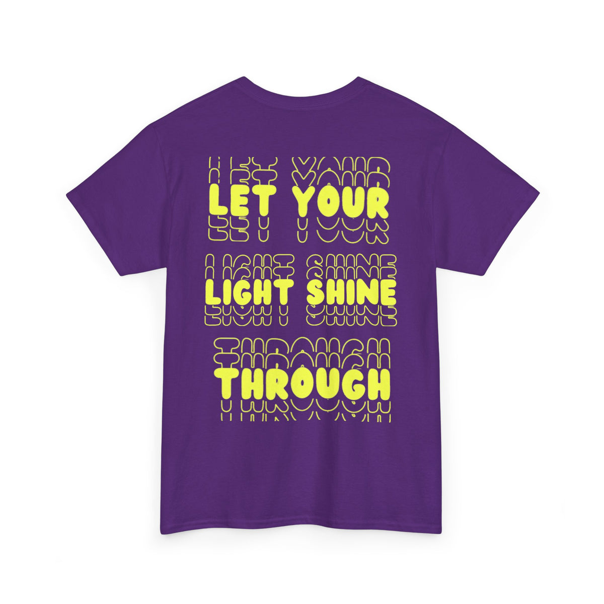 Let Your Light Shine Through – Cosmic Empowerment Tee for Soul Expression & Spiritual Radiance