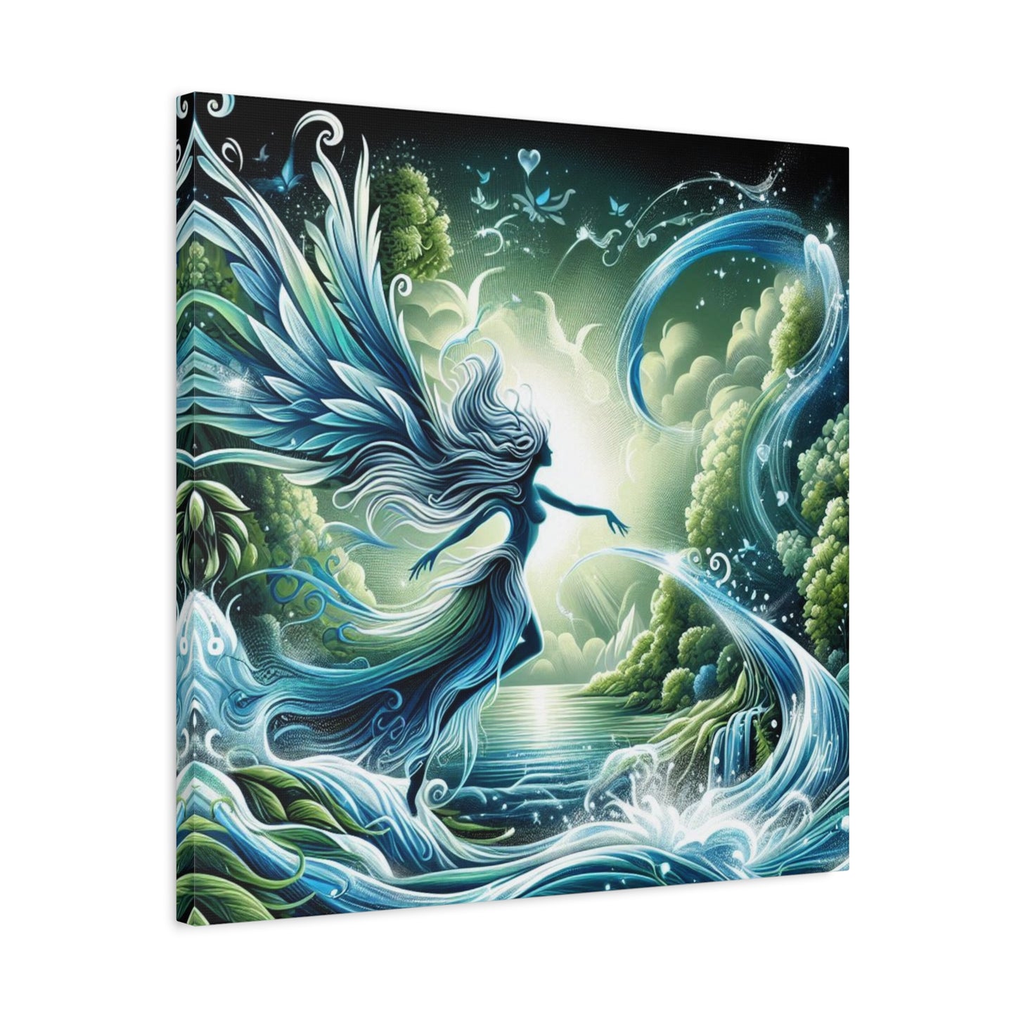 Flow Like Water Custom Canvas Print