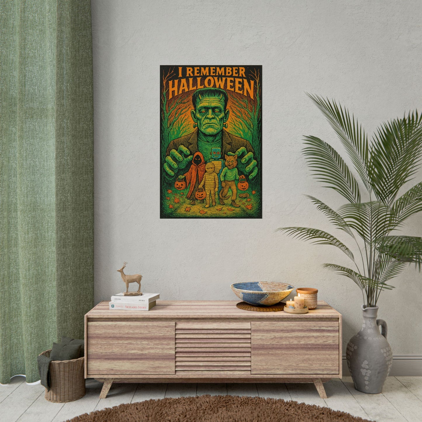 I Remember Halloween- Nostalgic Art Poster