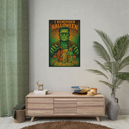 I Remember Halloween- Nostalgic Art Poster